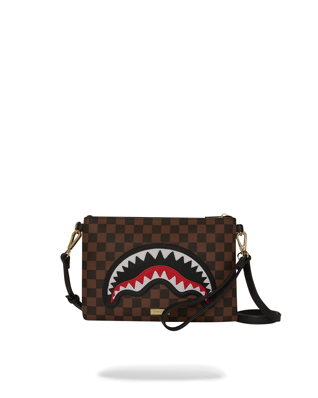 SAWTOOTH SHARKS IN PARIS CROSSOVER CLUTCH