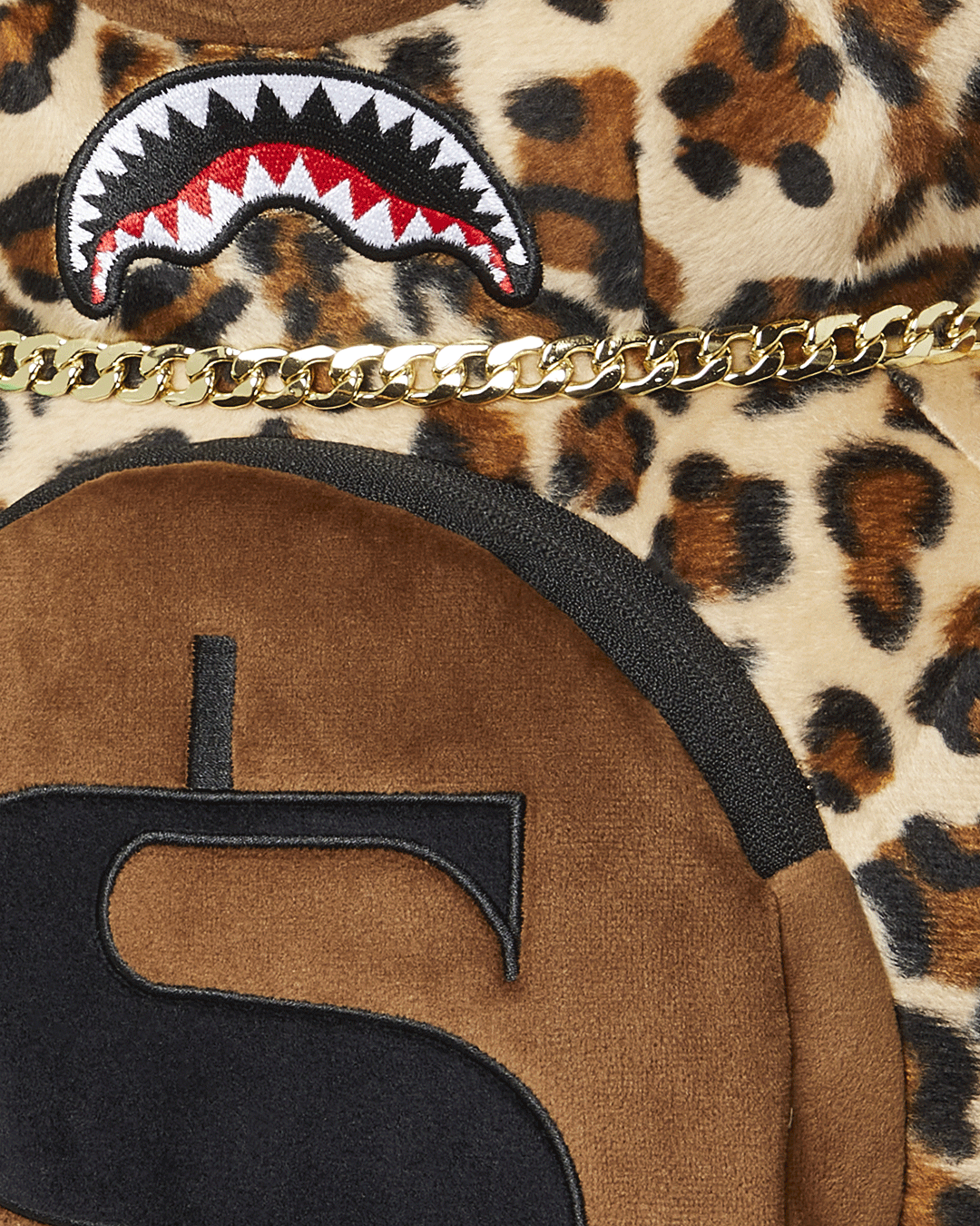 LEOPARD MONEY BEAR BACKPACK