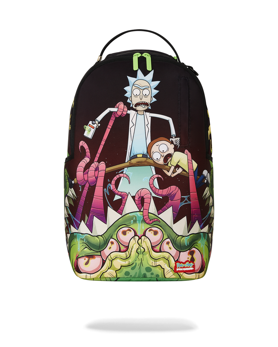 SPRAYGROUND® BACKPACK RICK AND MORTY DLXR ALIEN MOUTH HALF SHARKMOUTH DLXR BACKPACK