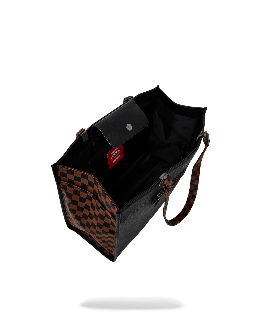 SPRAYGROUND® TOTE CHECKPOINT ROYALE TORTUGA TOTE
