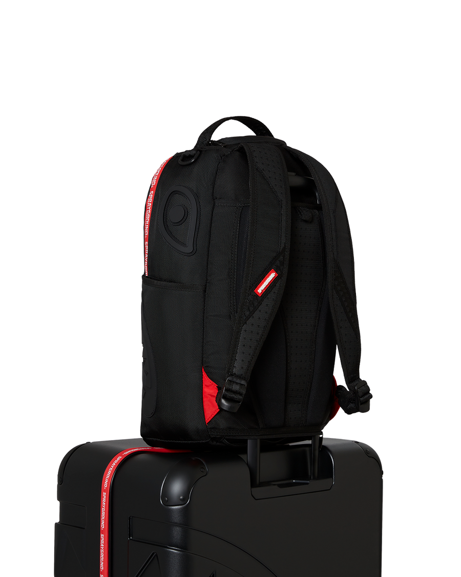 SPRAYGROUND® LUGGAGE PRINTED ZIPPER SHARK FULL-SIZE LUGGAGE