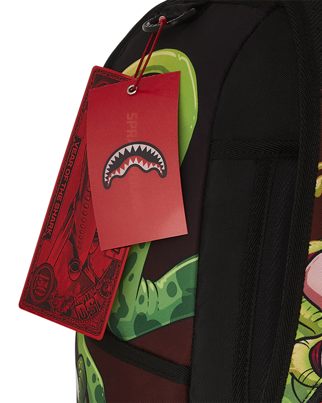 SPRAYGROUND® BACKPACK RICK AND MORTY DLXR ALIEN MOUTH HALF SHARKMOUTH DLXR BACKPACK