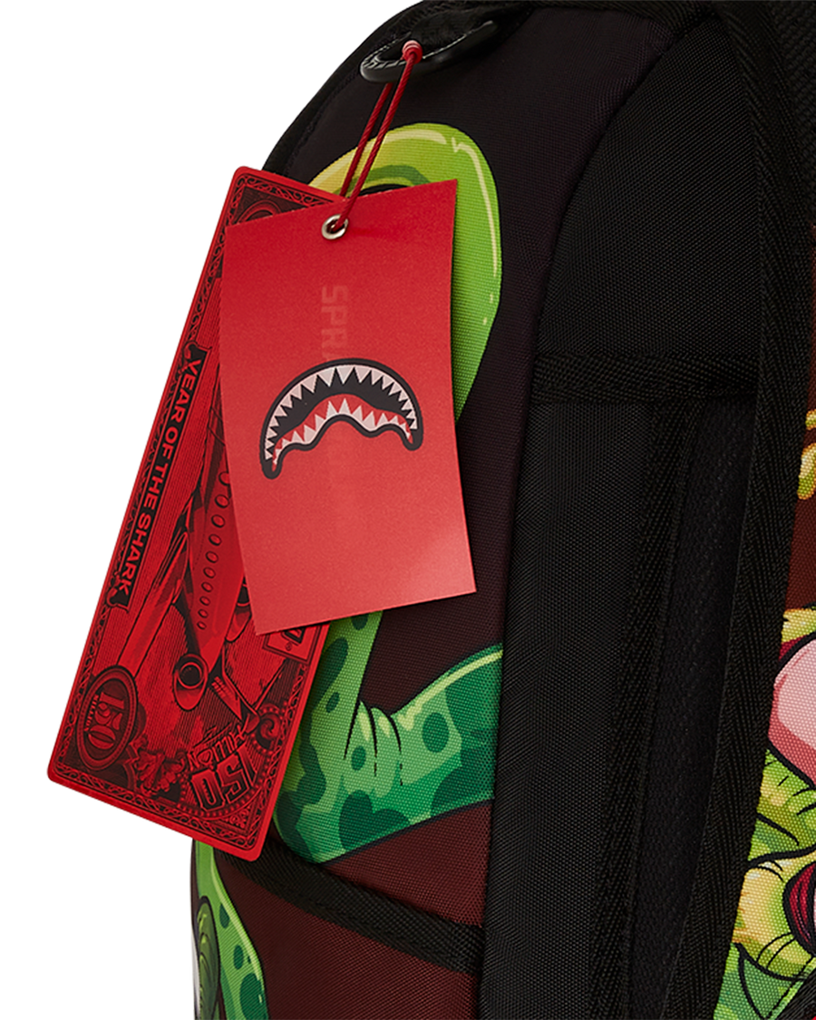 SPRAYGROUND® BACKPACK RICK AND MORTY DLXR ALIEN MOUTH HALF SHARKMOUTH DLXR BACKPACK