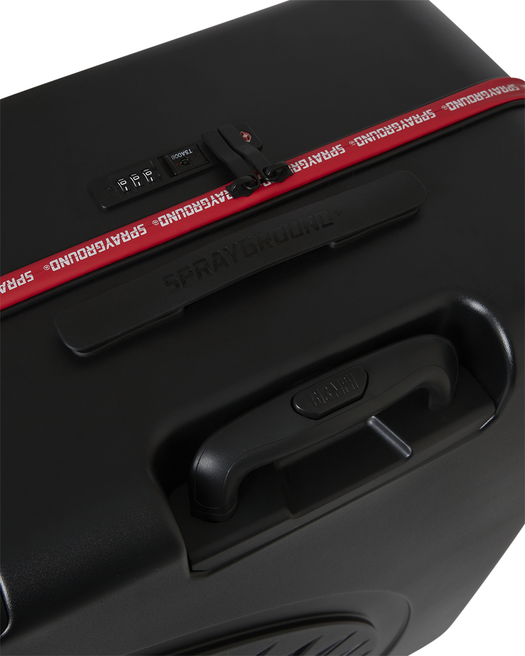 SPRAYGROUND® LUGGAGE PRINTED ZIPPER SHARK FULL-SIZE LUGGAGE