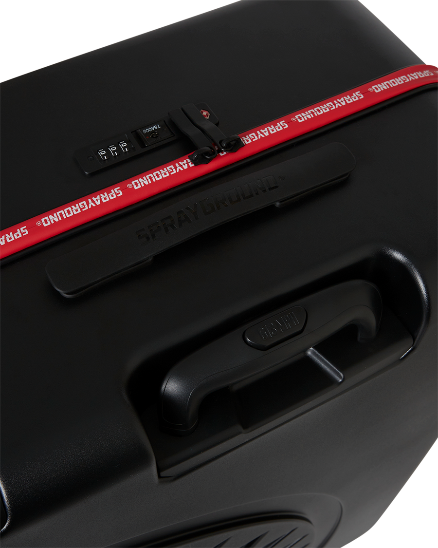 SPRAYGROUND® LUGGAGE PRINTED ZIPPER SHARK FULL-SIZE LUGGAGE