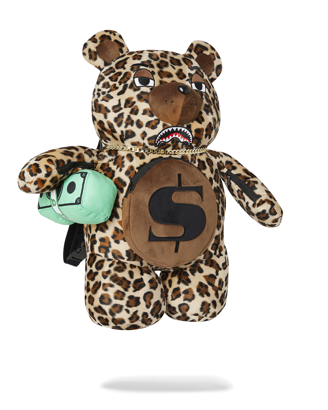 LEOPARD MONEY BEAR BACKPACK