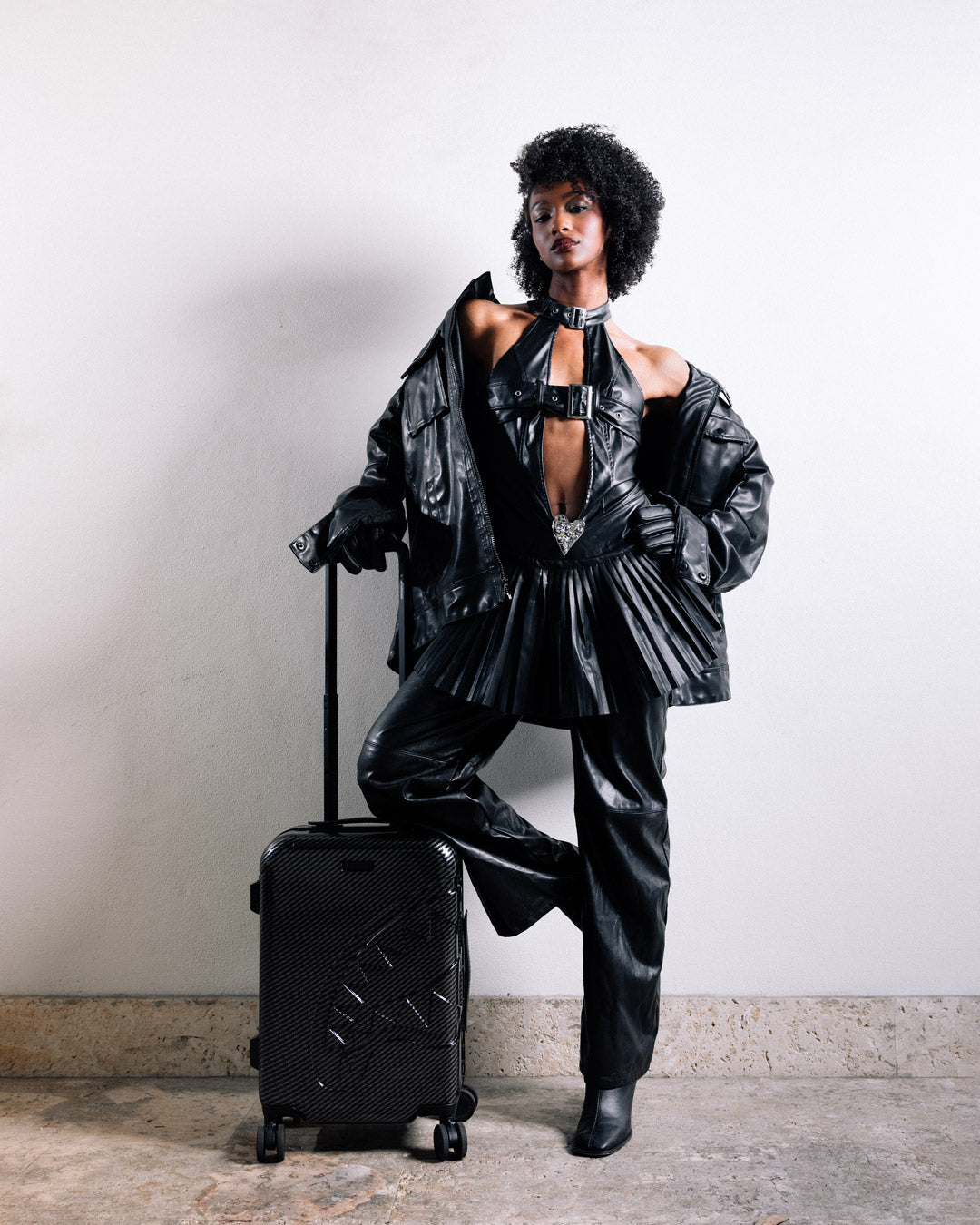 SPRAYGROUND® LUGGAGE CARBON FIBER SHARKITECTURE CARRY-ON LUGGAGE