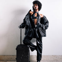 SPRAYGROUND® LUGGAGE CARBON FIBER SHARKITECTURE CARRY-ON LUGGAGE