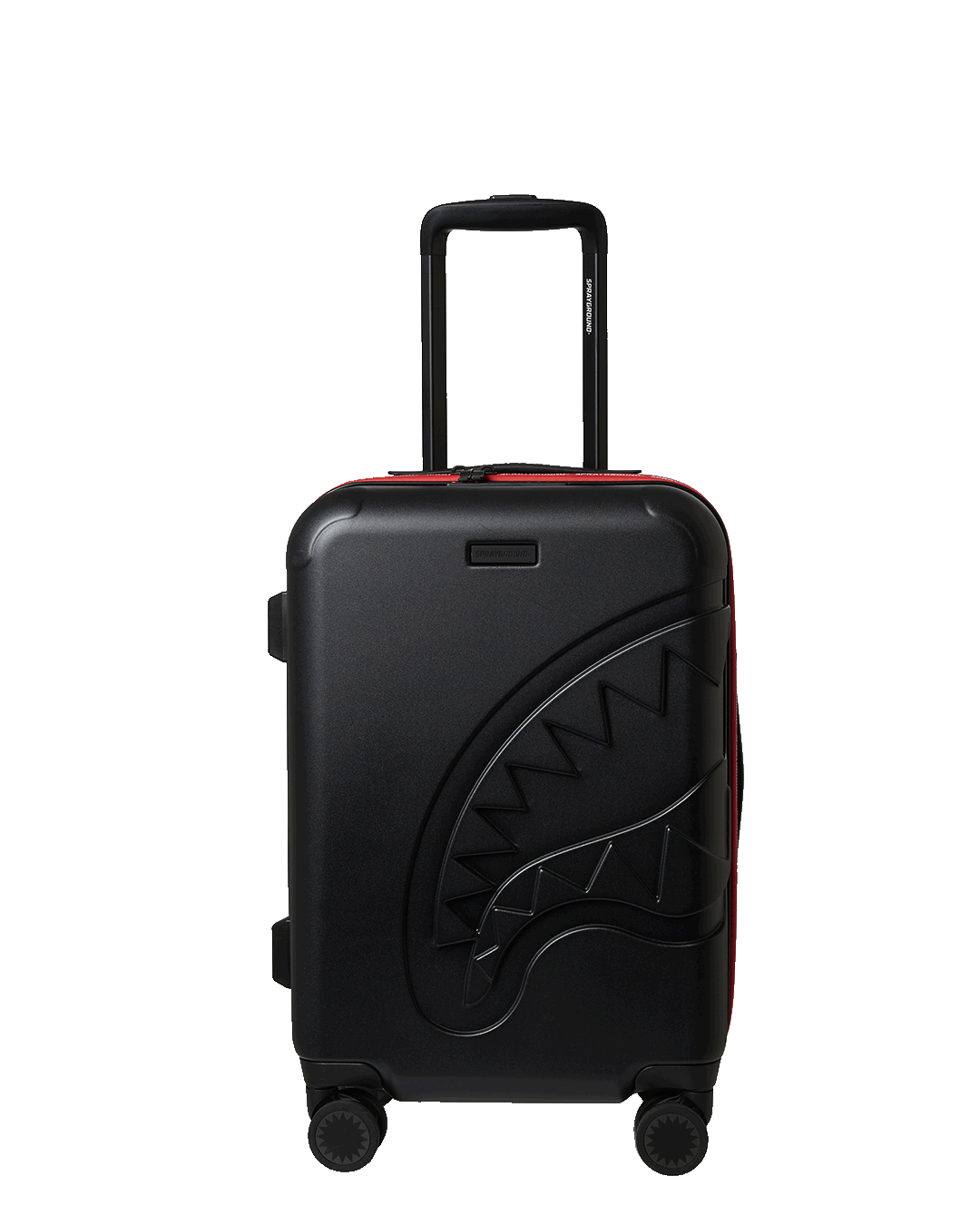 SPRAYGROUND® LUGGAGE PRINTED ZIPPER SHARK CARRY-ON LUGGAGE