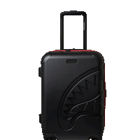 SPRAYGROUND® LUGGAGE PRINTED ZIPPER SHARK CARRY-ON LUGGAGE