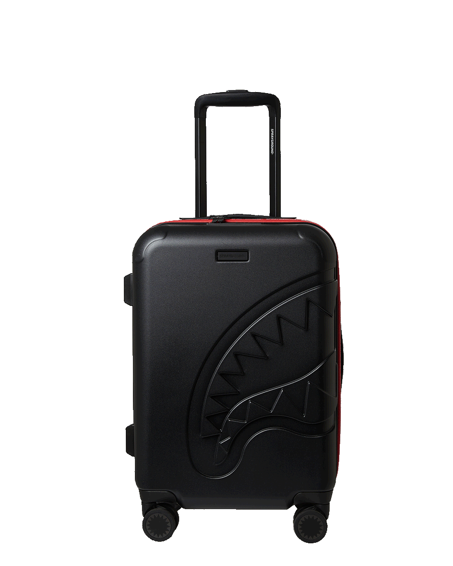 SPRAYGROUND® LUGGAGE PRINTED ZIPPER SHARK CARRY-ON LUGGAGE