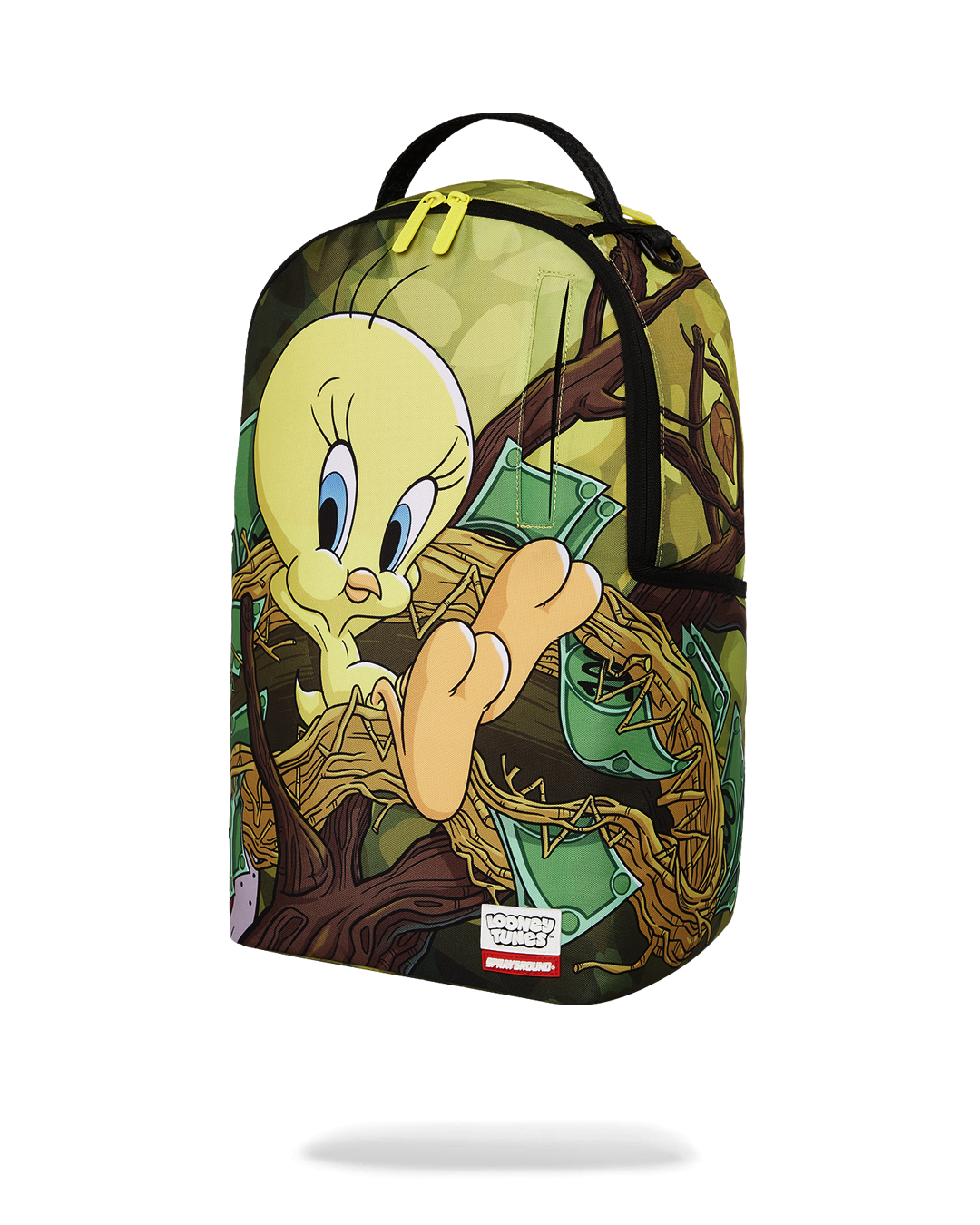 SPRAYGROUND® BACKPACK LOONEY TUNES TWEETY MONEY NEST SHARK DLXR BACKPACK