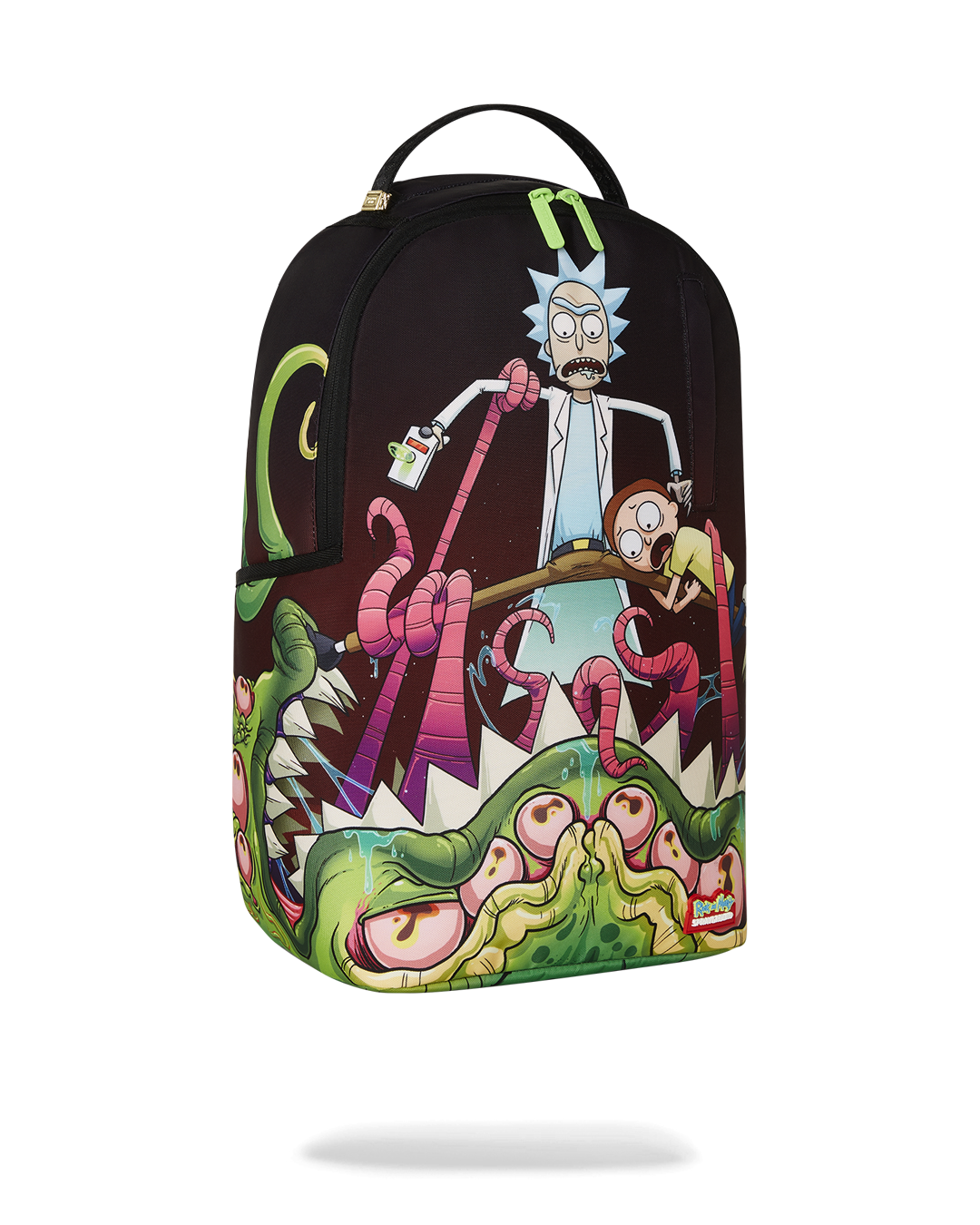 SPRAYGROUND® BACKPACK RICK AND MORTY DLXR ALIEN MOUTH HALF SHARKMOUTH DLXR BACKPACK