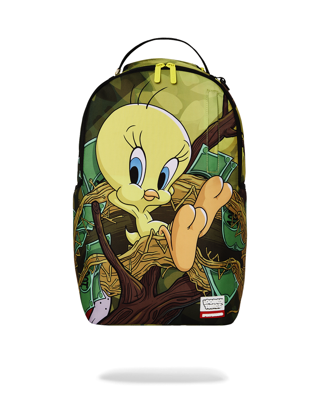 SPRAYGROUND® BACKPACK LOONEY TUNES TWEETY MONEY NEST SHARK DLXR BACKPACK