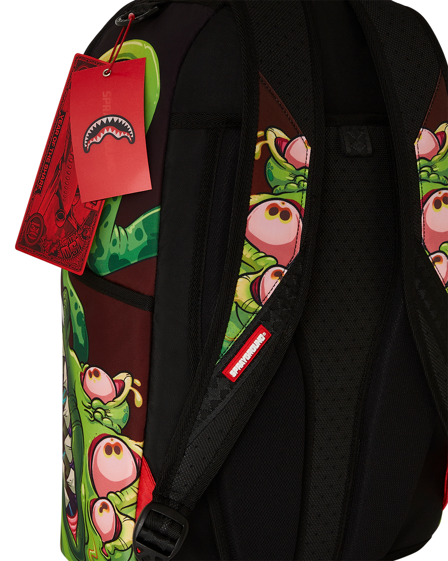 SPRAYGROUND® BACKPACK RICK AND MORTY DLXR ALIEN MOUTH HALF SHARKMOUTH DLXR BACKPACK