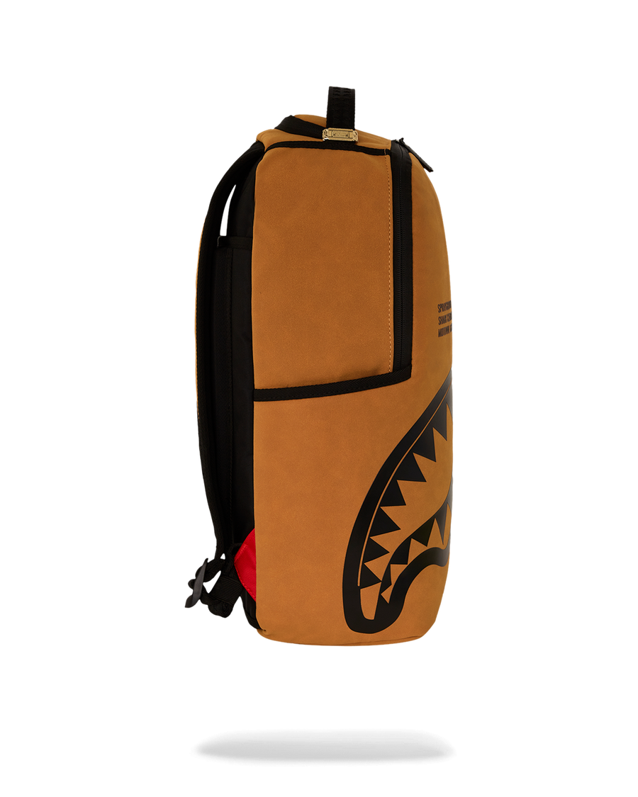 SPRAYGROUND® BACKPACK SHARK CENTRAL DLX-FAUX SUEDE BACKPACK