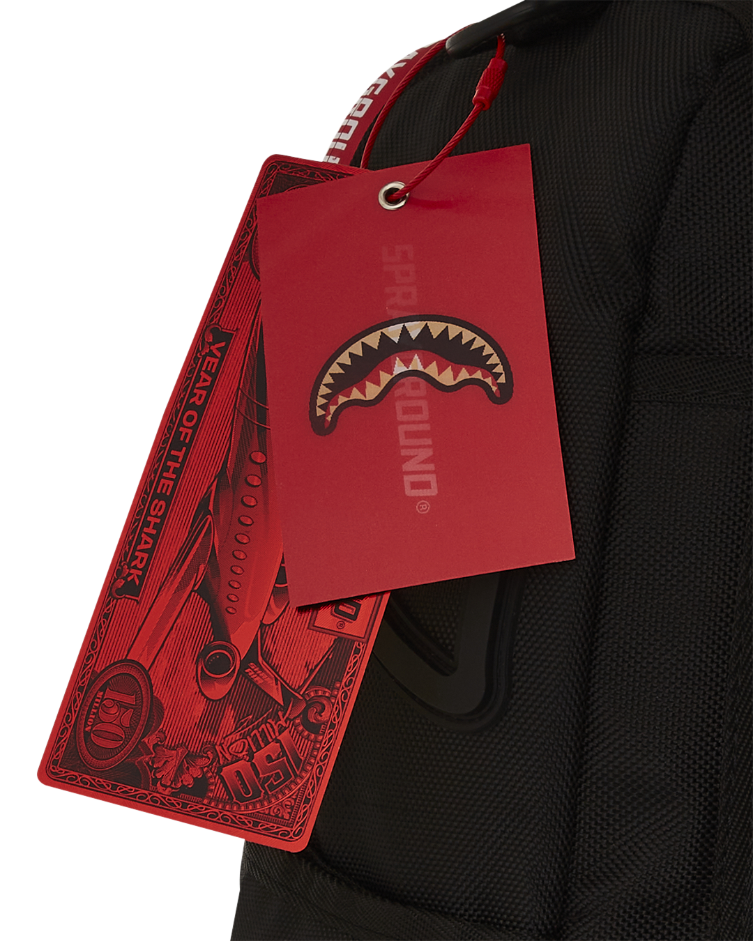 SPRAYGROUND® BACKPACK PRINTED ZIPPER SHARK DLXR BACKPACK