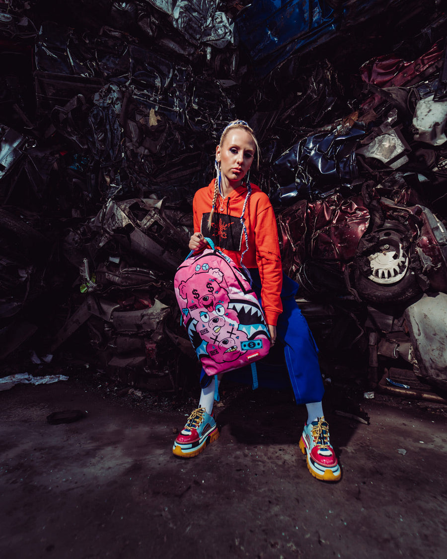 SPRAYGROUND® BACKPACK MONEYBEAR STACK EM UP BACKPACK