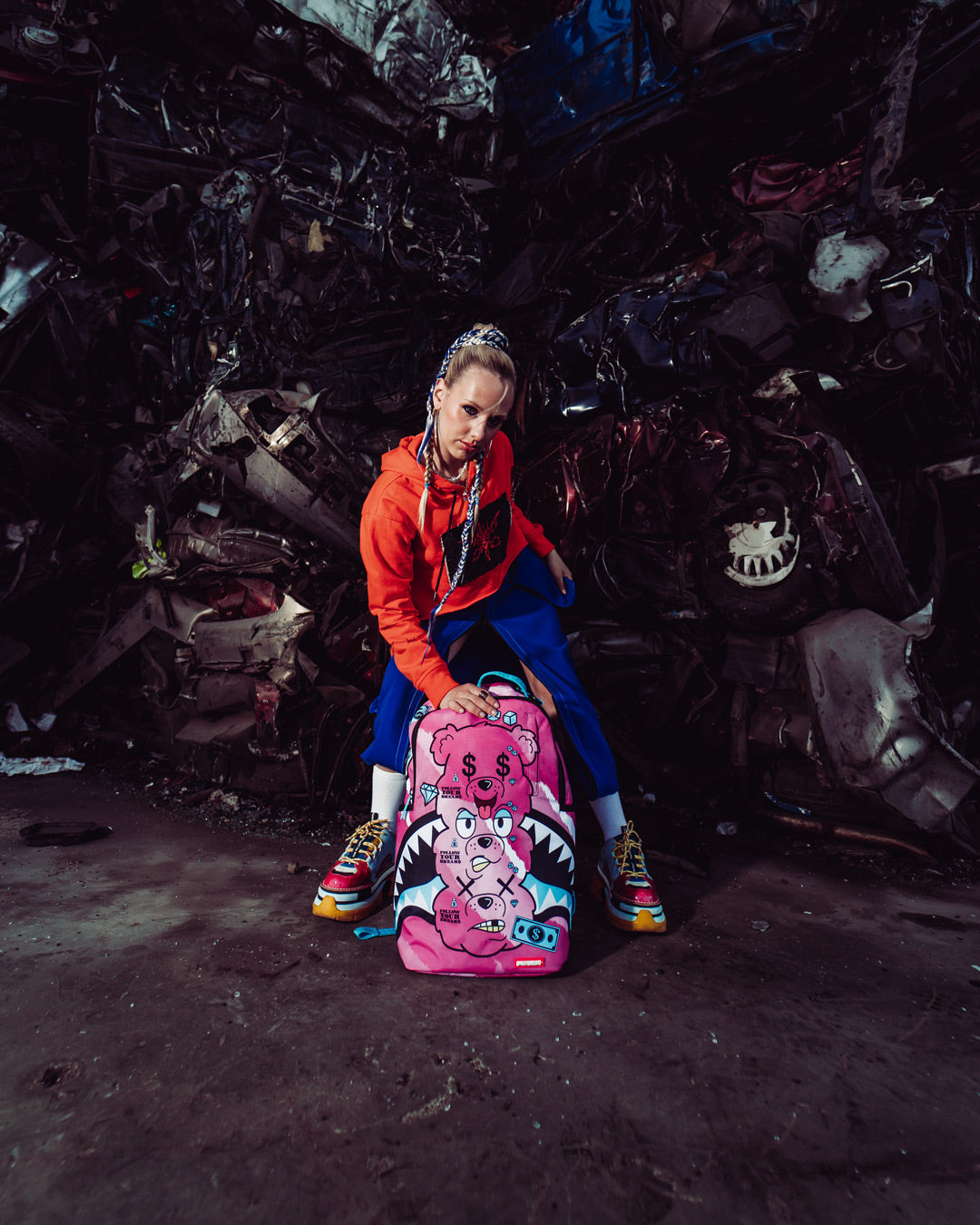 SPRAYGROUND® BACKPACK MONEYBEAR STACK EM UP BACKPACK