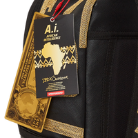 SPRAYGROUND® BACKPACK A.I.8 AFRICAN INTELLIGENCE PATH TO THE FUTURE II BACKPACK (DLXV)