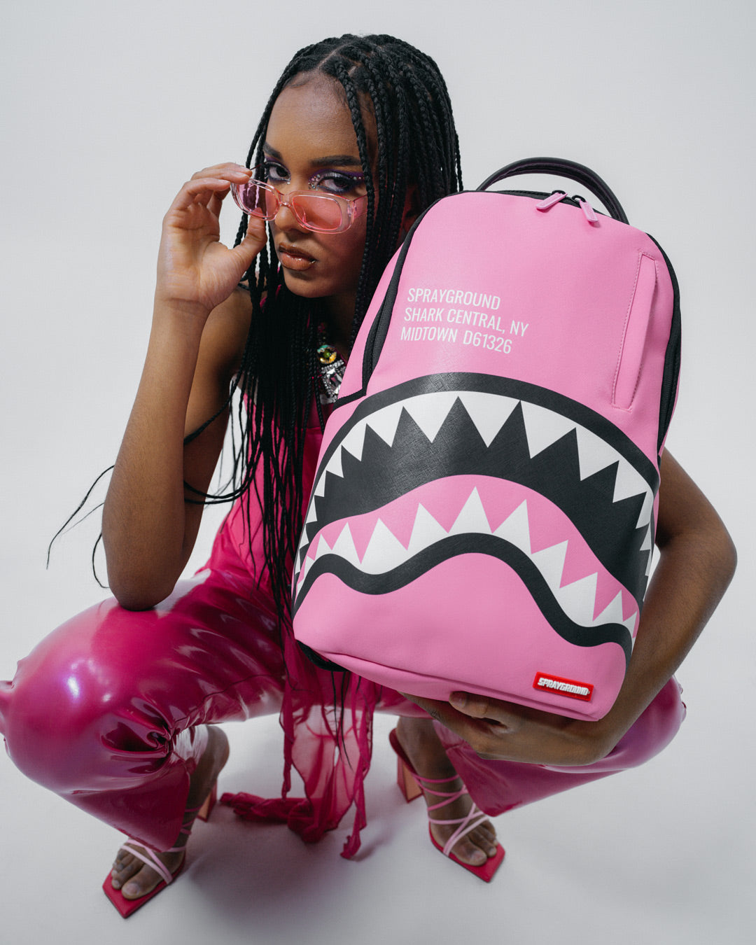 SHARK CENTRAL PINK BACKPACK DLXV