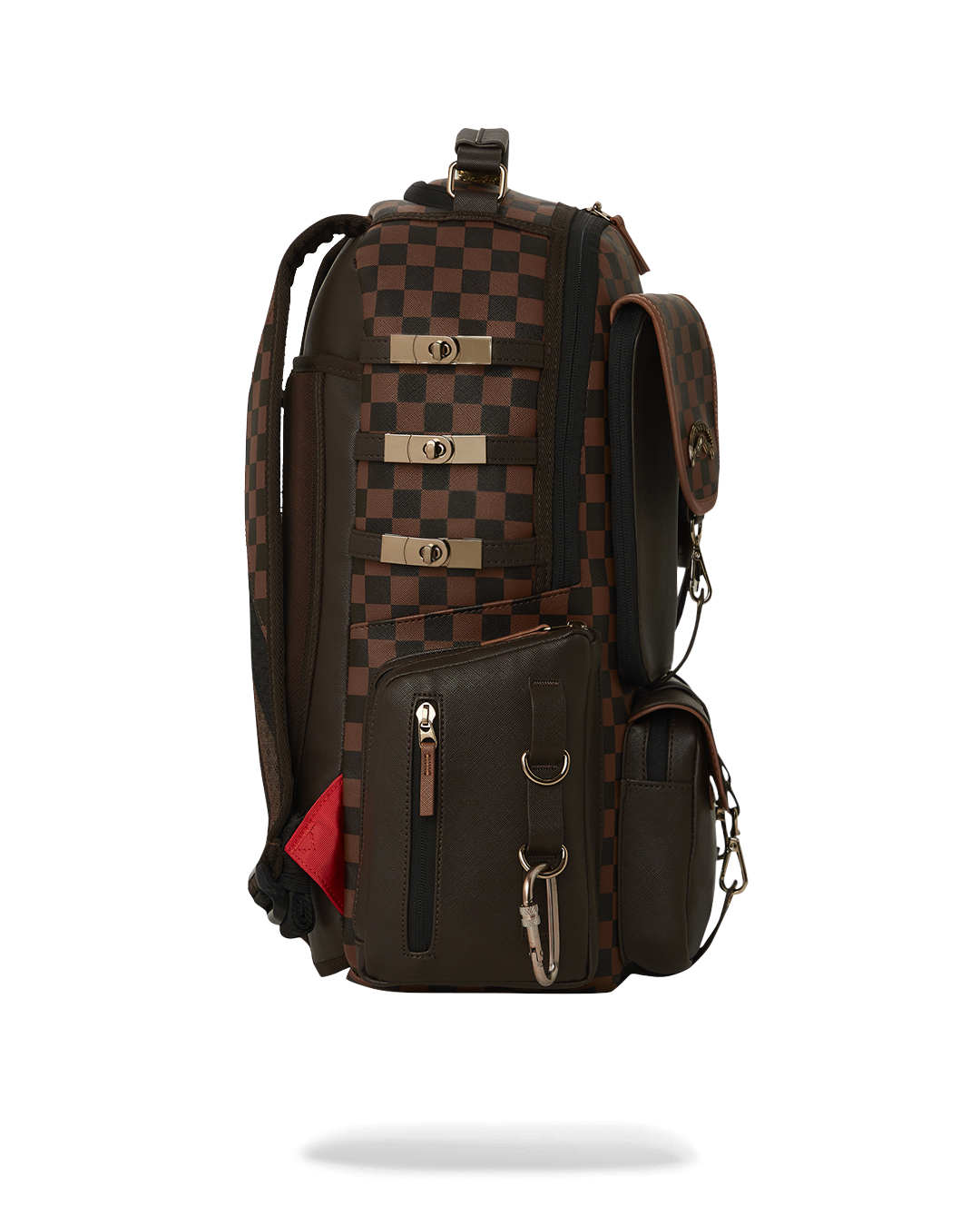 SPRAYGROUND® BACKPACK SPECIAL OPS BROWN CHECKERED BACKPACK (DLXV)