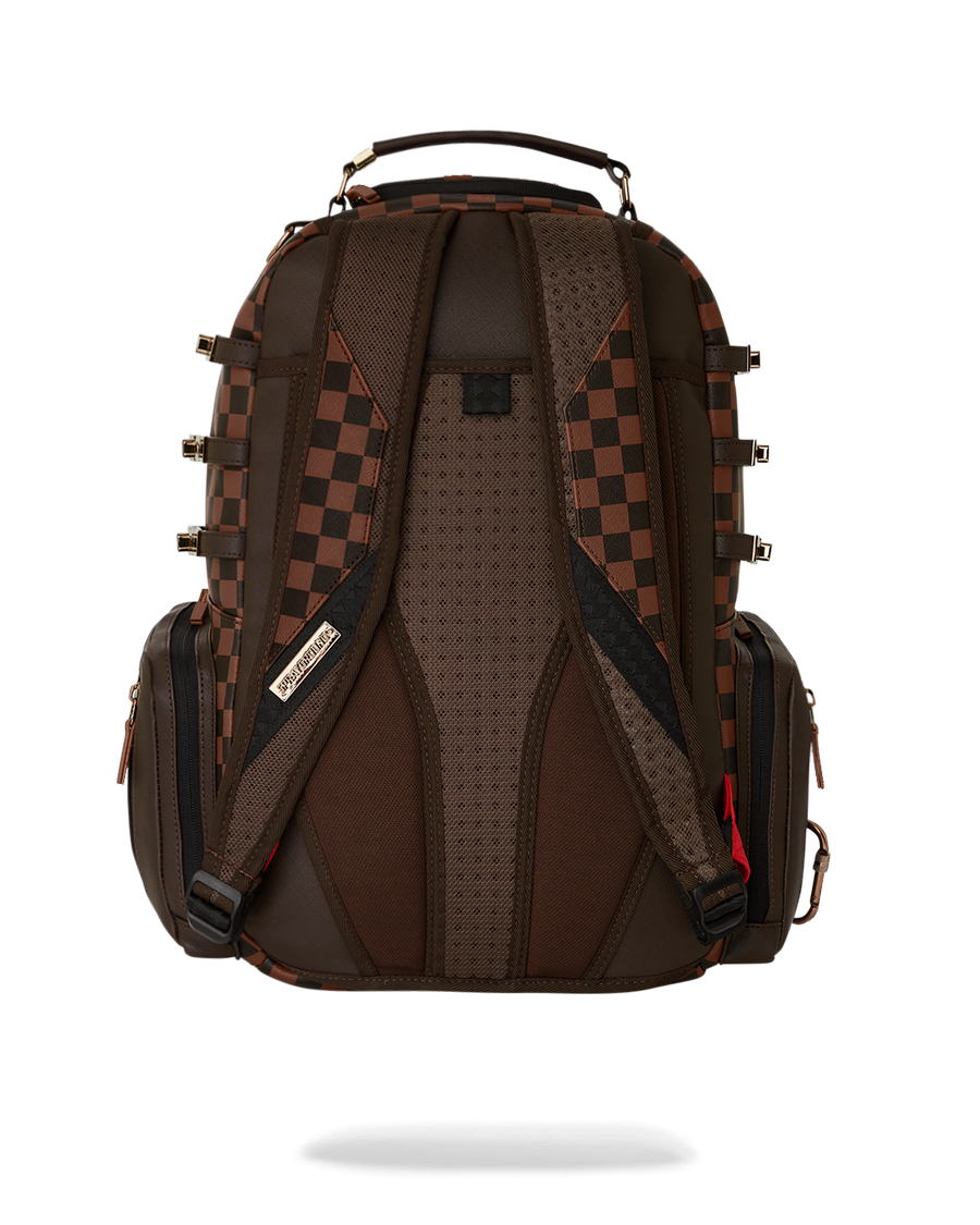 SPRAYGROUND® BACKPACK SPECIAL OPS BROWN CHECKERED BACKPACK (DLXV)