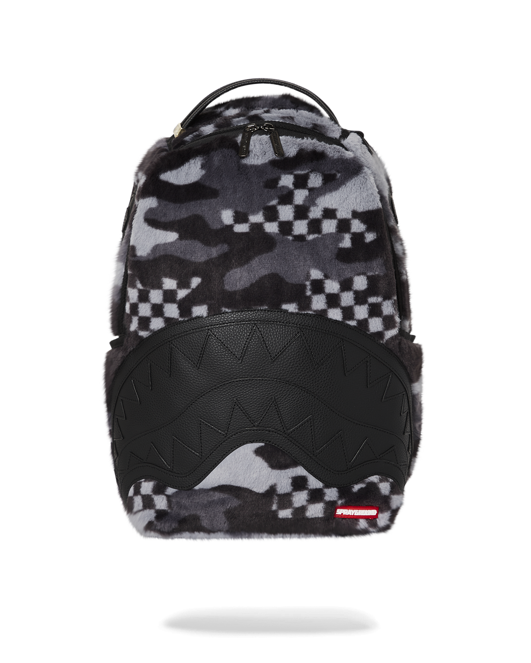 SPRAYGROUND® BACKPACK BLACK 3AM FURR BACKPACK