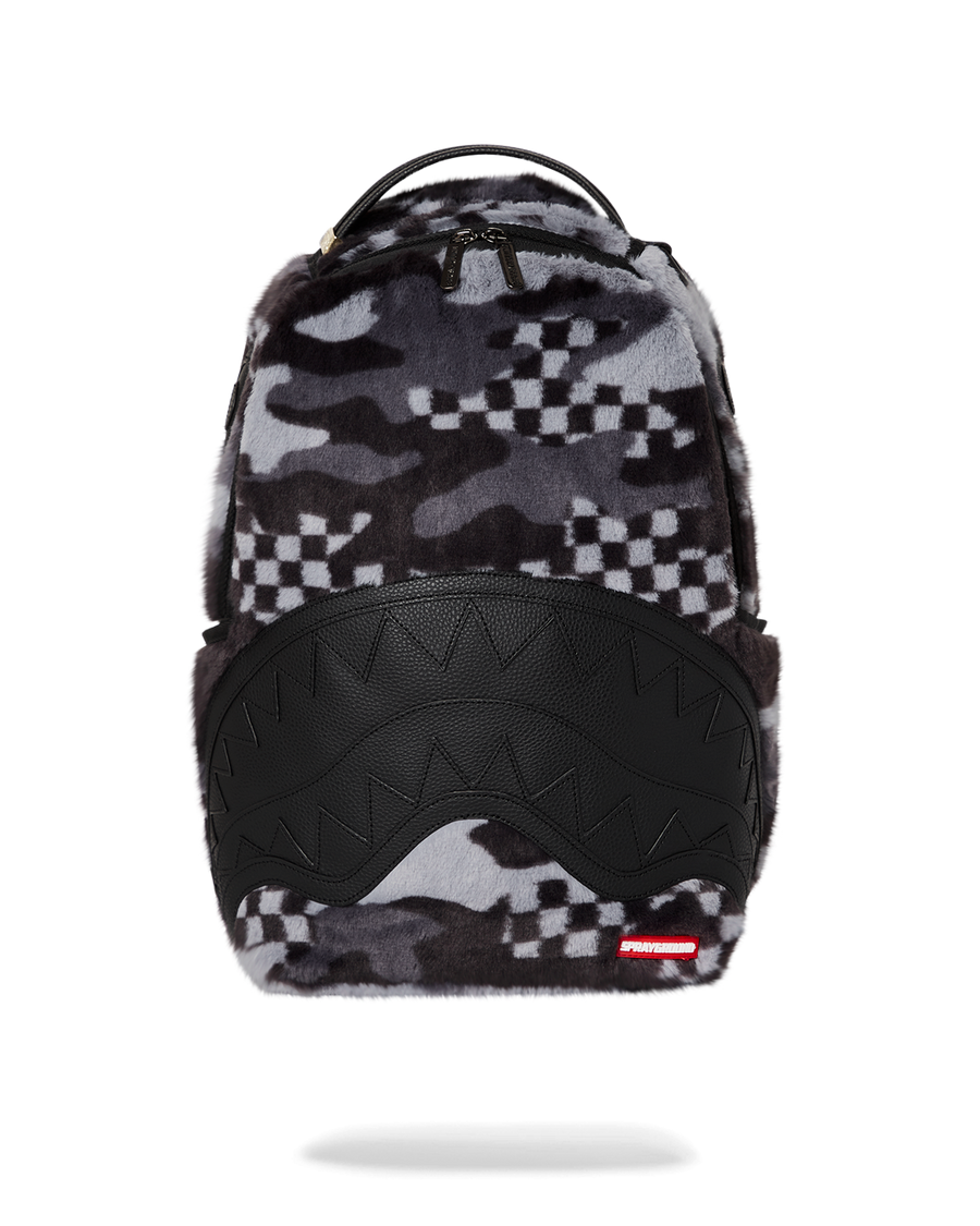 SPRAYGROUND® BACKPACK BLACK 3AM FURR BACKPACK