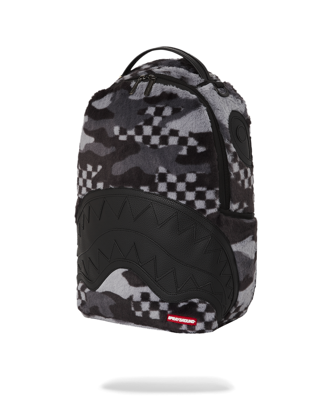 SPRAYGROUND® BACKPACK BLACK 3AM FURR BACKPACK