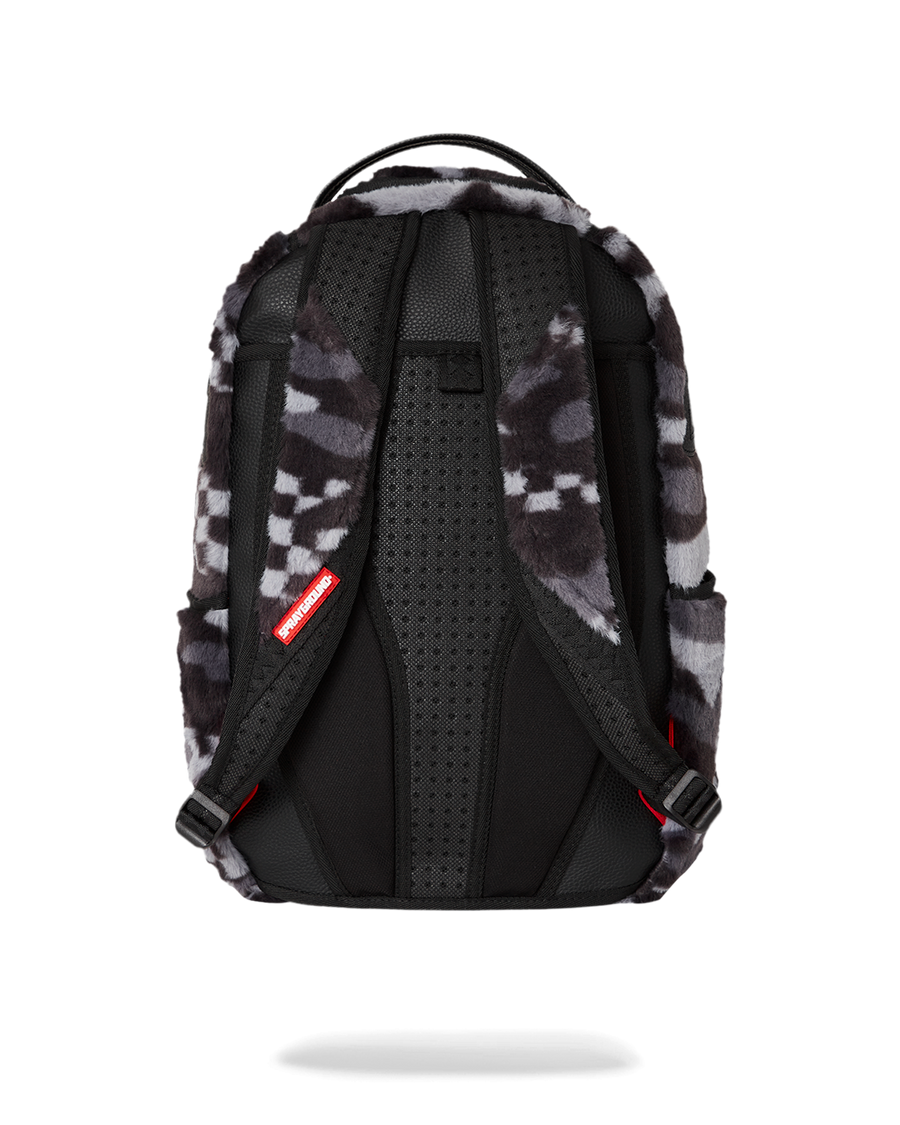 SPRAYGROUND® BACKPACK BLACK 3AM FURR BACKPACK