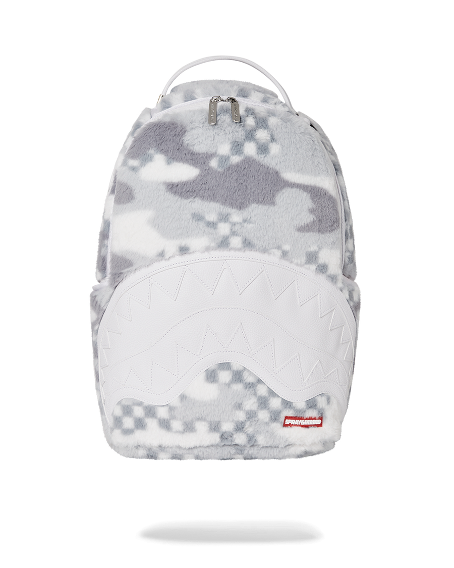 SPRAYGROUND® BACKPACK WHITE 3AM FURR BACKPACK