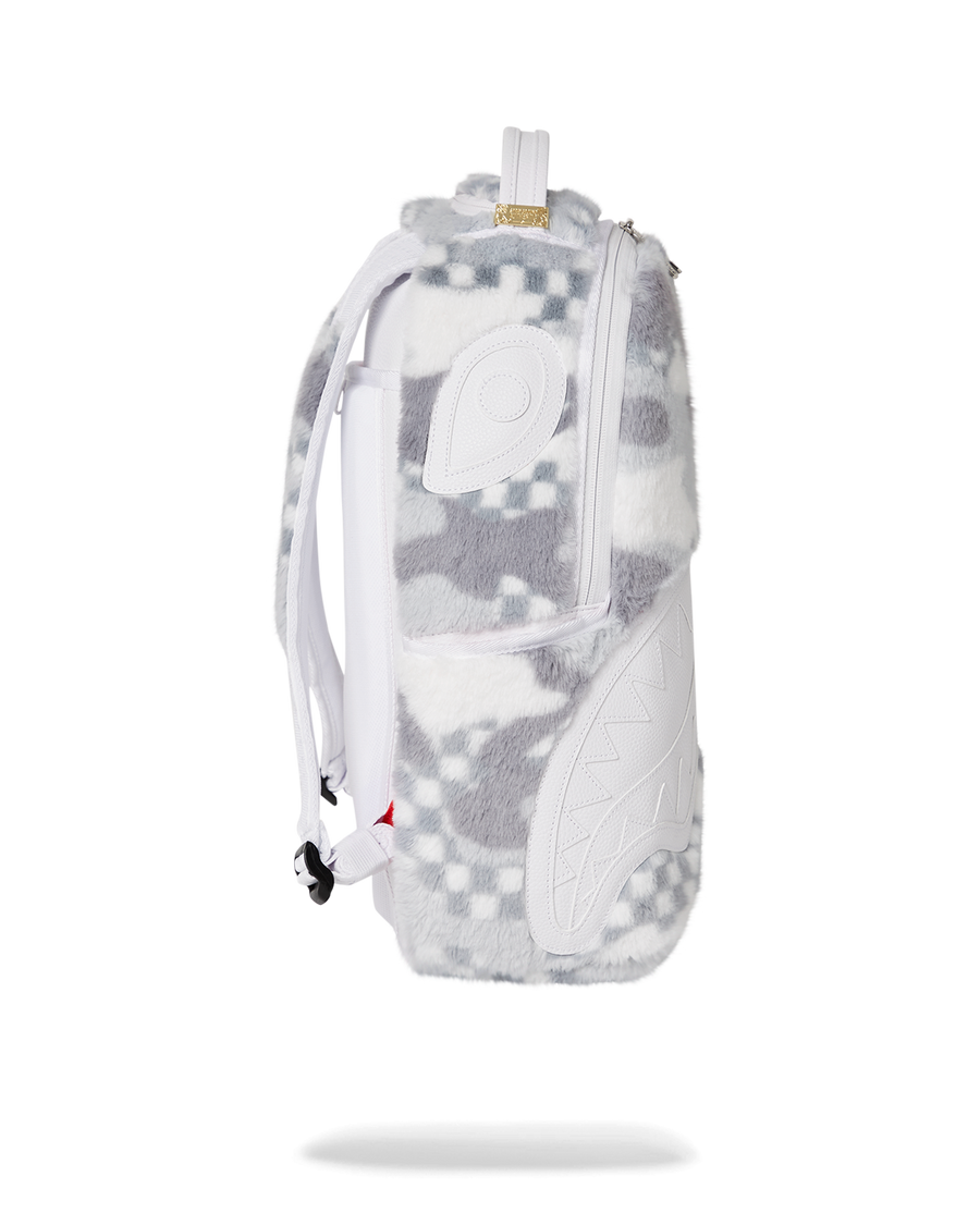 SPRAYGROUND® BACKPACK WHITE 3AM FURR BACKPACK