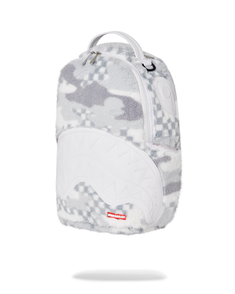 SPRAYGROUND® BACKPACK WHITE 3AM FURR BACKPACK