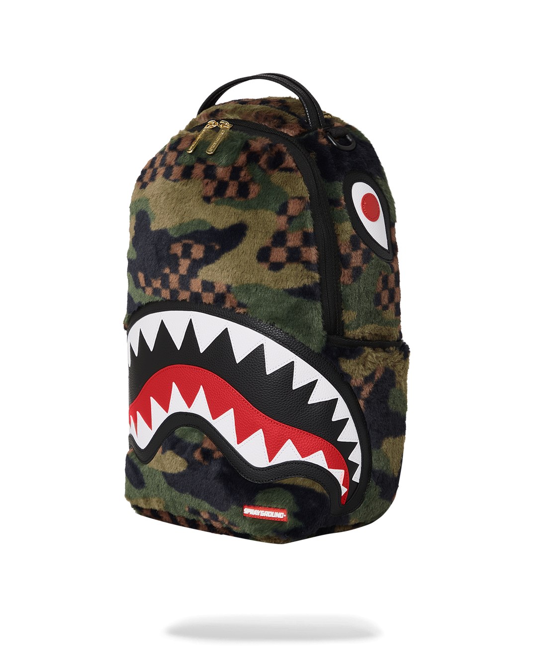 SPRAYGROUND® BACKPACK 3AM GREEN FURR BACKPACK