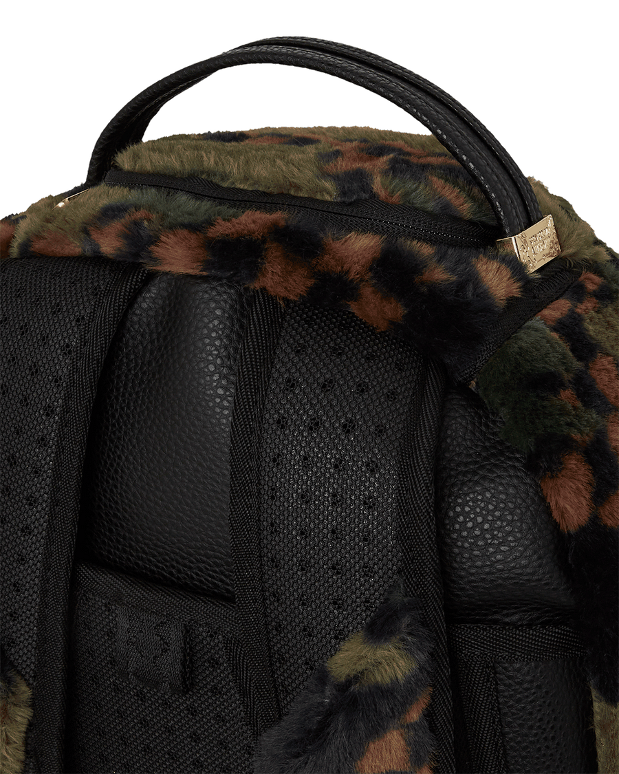 SPRAYGROUND® BACKPACK 3AM GREEN FURR BACKPACK