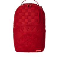 SPRAYGROUND® BACKPACK RED CHECKERED FLOCK BACKPACK