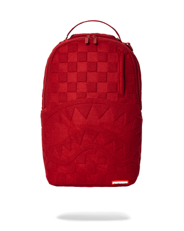 SPRAYGROUND® BACKPACK RED CHECKERED FLOCK BACKPACK