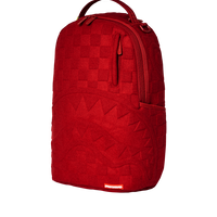 SPRAYGROUND® BACKPACK RED CHECKERED FLOCK BACKPACK