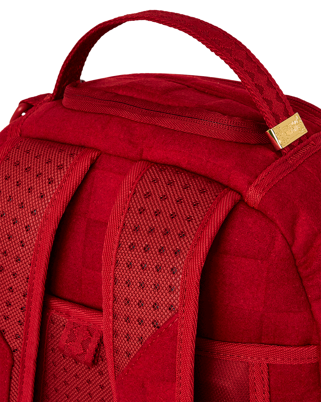 SPRAYGROUND® BACKPACK RED CHECKERED FLOCK BACKPACK