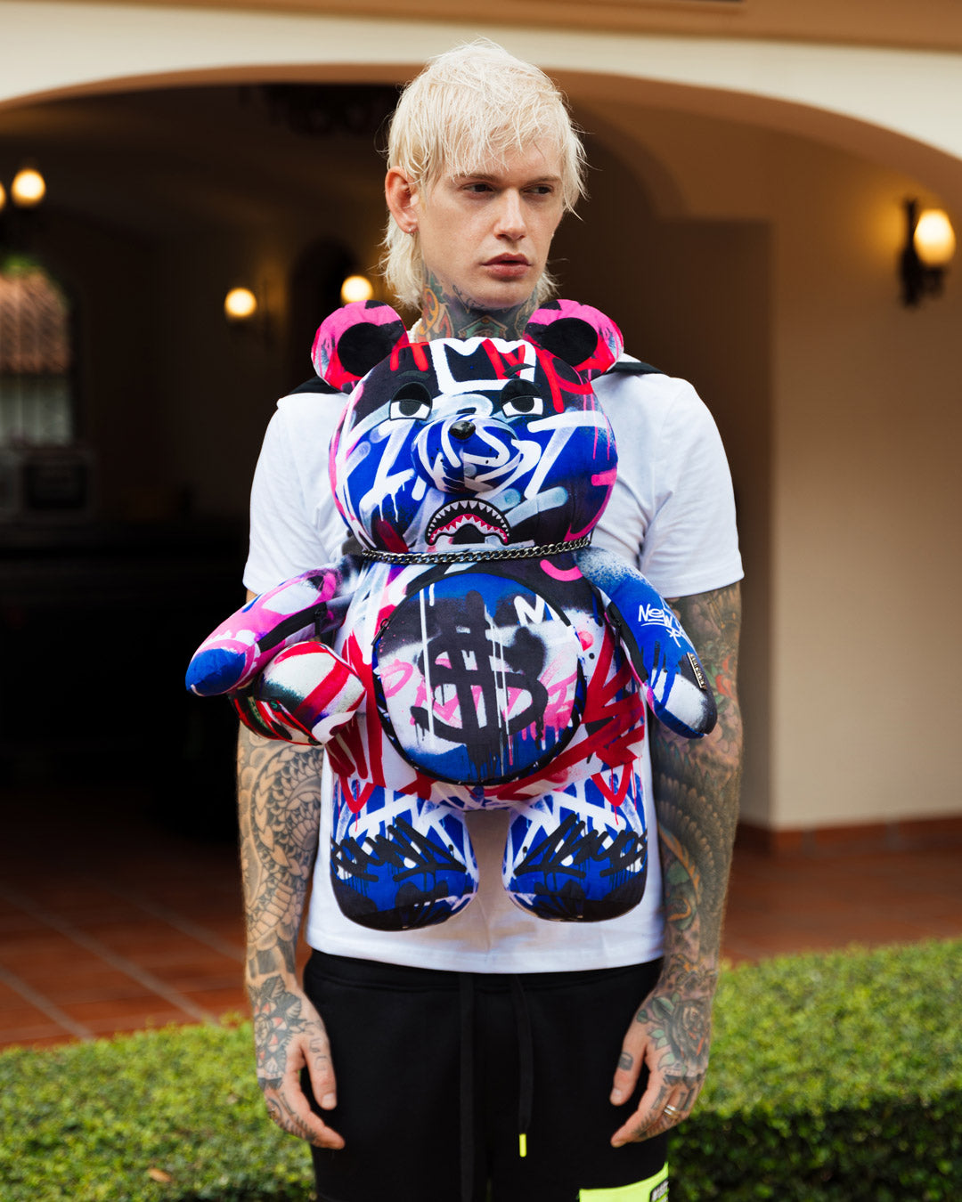 SPRAYGROUND® BACKPACK VANDAL COUTURE MONEYBEAR TEDDYBEAR BACKPACK