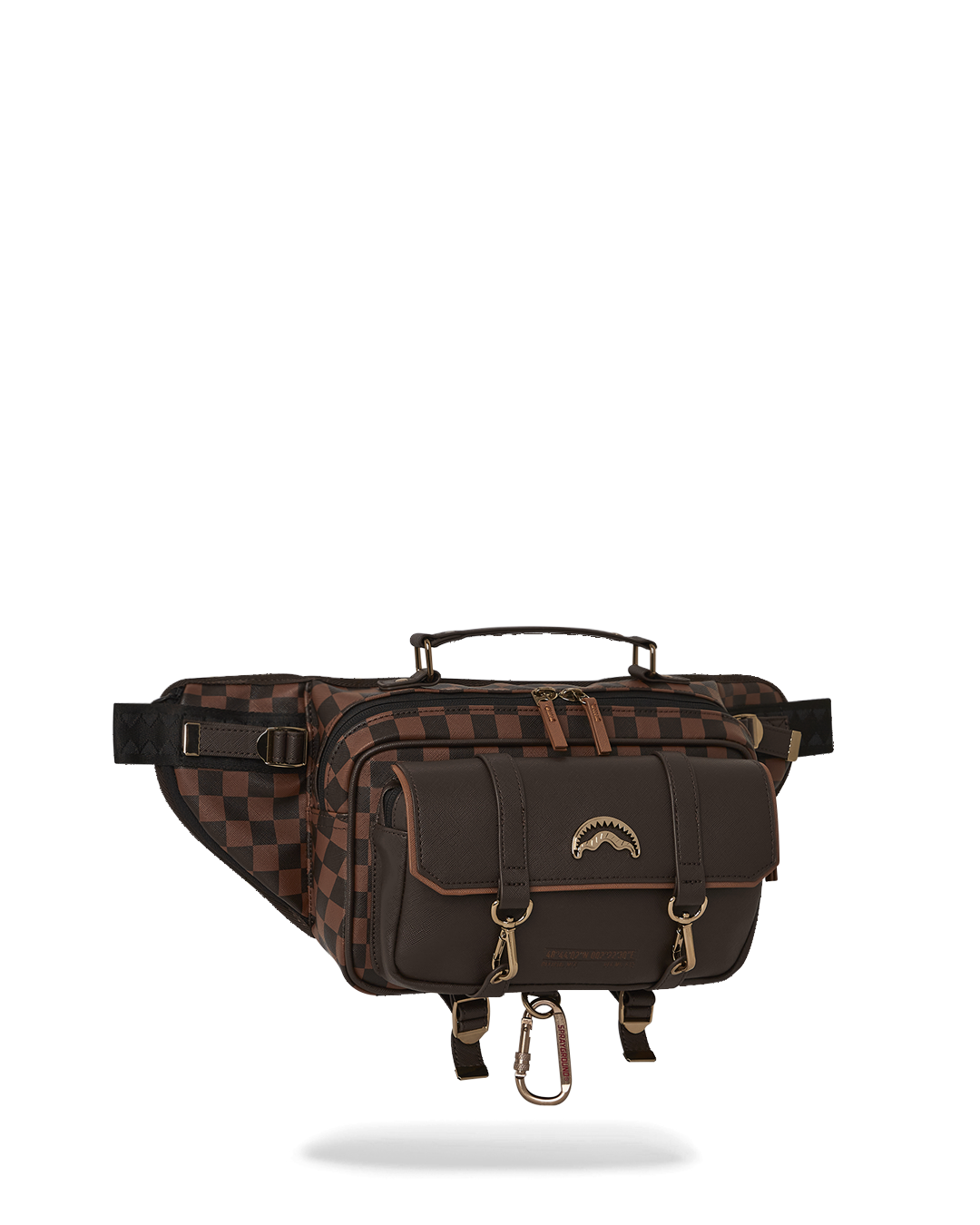 SPRAYGROUND® CROSS BODY SPECIAL OPS BROWN CHECKERED CARGO CROSSBODY