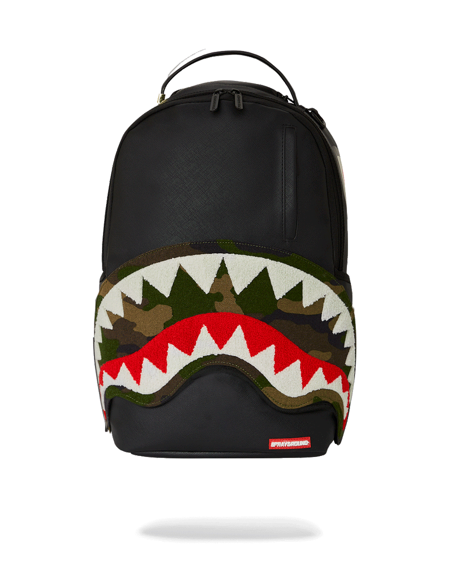 VELCRO SHARK 3 INTERCHANGEABLE SHARKS BACKPACK DLXV