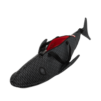 SPRAYGROUND® DUFFLE SHARKFINITY STEALTH PILOT SHARK SHAPE DUFFLE