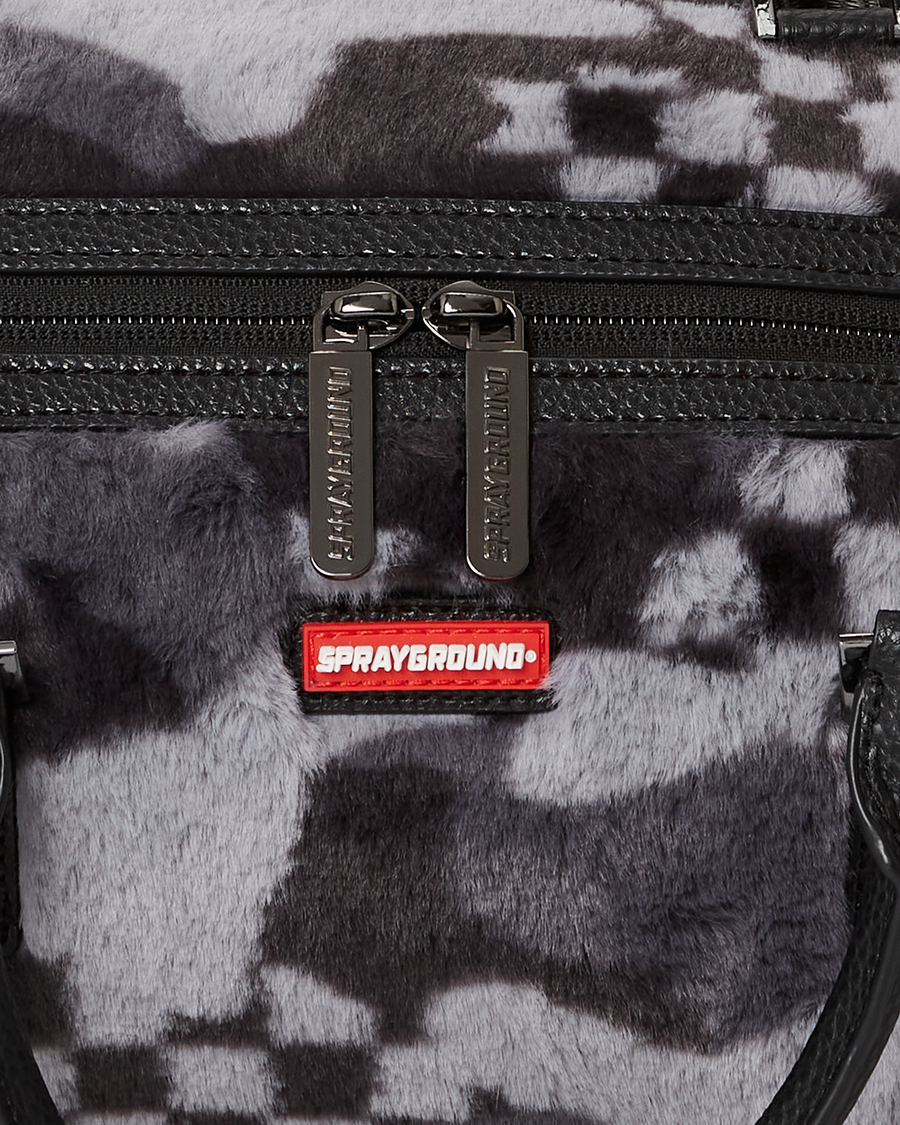 SPRAYGROUND® DUFFLE BLACK 3AM FURR MINI DUFFLE