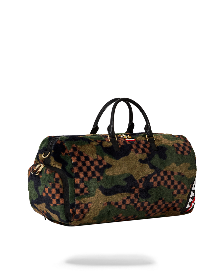 SPRAYGROUND® DUFFLE 3AM GREEN FURR DUFFLE