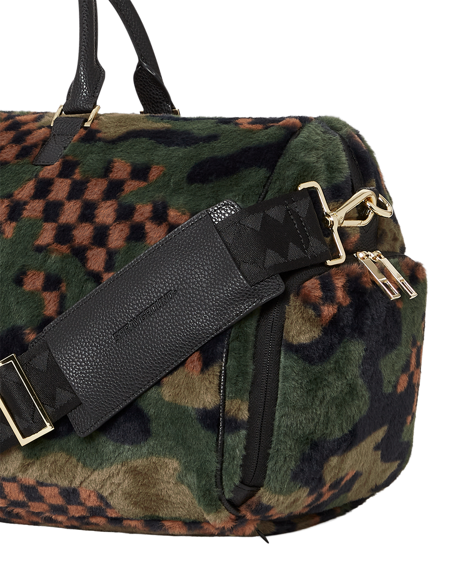 SPRAYGROUND® DUFFLE 3AM GREEN FURR DUFFLE