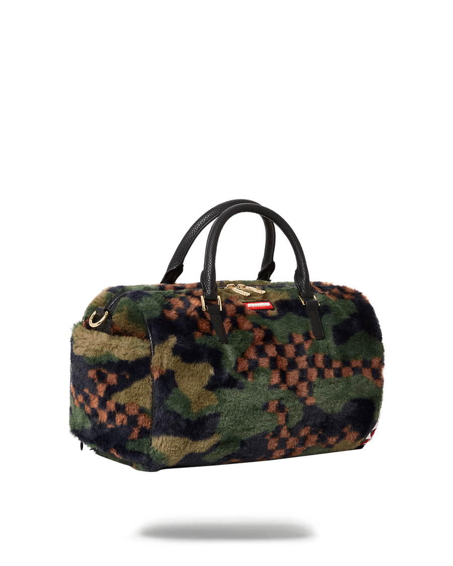 SPRAYGROUND® DUFFLE 3AM GREEN FURR MINI DUFFLE