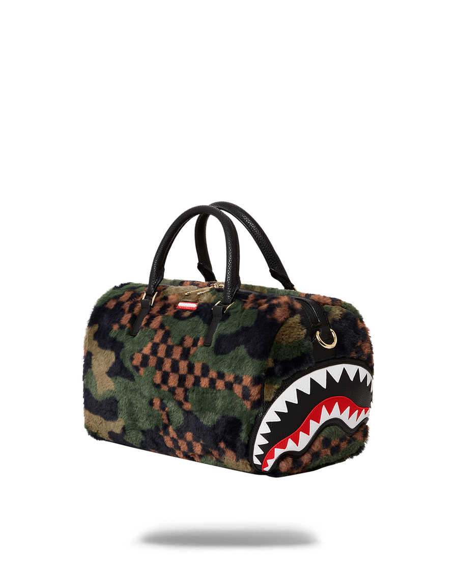 SPRAYGROUND® DUFFLE 3AM GREEN FURR MINI DUFFLE