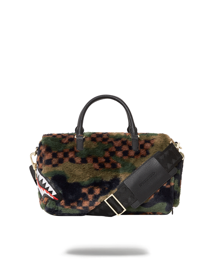 SPRAYGROUND® DUFFLE 3AM GREEN FURR MINI DUFFLE